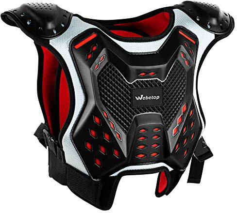Webetop Kids Dirt Bike Body Chest Spine Protector Armor Vest Protective Gear