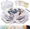 weddlyn® – Überraschungsbox – hochwertiges Papier & Verarbeitung – Explosionsbox mit modernen Stickern und Stift – Bilder Box – Kreative Überraschungsbox inkl. Anleitung – weiß (glänzend)