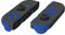 eXtremeRate Ersatz Buttons Set für nintendo Switch Joycon, Matt DIY-farbige Knöpfe & Tools, Tasten Ersatzteile für Switch OLED Joy con(Blau)-Ohne Joycons