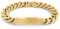 Tommy Hilfiger Jewelry Pulsera de Cadena para Hombre en Oro Amarillo con una Placa Grabada - 2790346
