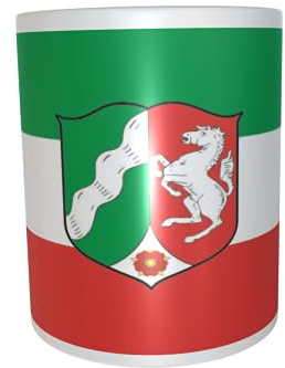 U24 Tasse Kaffeebecher Mug Cup Flagge Nordrhein-Westfalen NRW