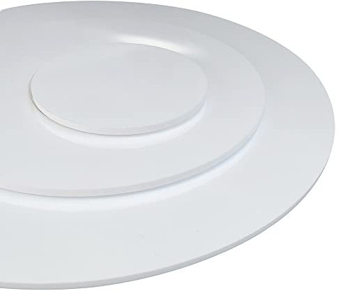 Plaque de verre acrylique rond blanc. Feuille de verre. Disque rond blanc. Plaque PMMA XT. - 10 cm (100 mm) - - 4 mm -