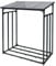 Toboli Kaminholzregal außen, bis 2000 kg Traglast, 185 x 83 x 185 cm für Outdoor, Metall mit Pulverbeschichtung, Feuerholzregal freistehend