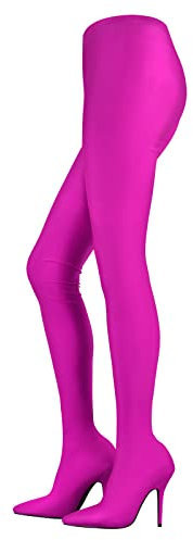 Only maker Stivali da donna sopra il ginocchio elasticizzati, Colore: rosa., 38