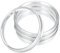A ABSOPRO 4 Stück Auto Hub Zentrischer Ring 72.6mm Außendurchm. zu 66.9mm Innendurchm.