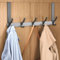 DONGDA Perchero para Puerta Sin Taladrar, Colgador de Puerta con 5 Ganchos, Perchero de Puerta de Baño Dormitorio, Gancho Puerta Colgador para Baños Armarios Gabinete
