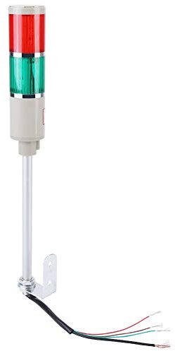 1 Stück Rot/grüne LED-Warnleuchte Ampel 230 V Notfallausrüstung Beleuchtungslampe Leuchtfeuerlampe 220 V