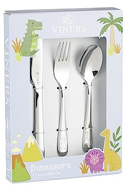 Viners Dinosaur 3 PCE Kids Cutlery Set