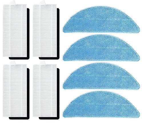 Piezas de repuesto Accesorios para Cecotec Conga Eternal Pet Max X-Treme Aspiradora Mopas Filtro, incluye filtros HEPA Cepillos