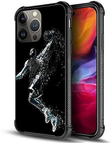 ANLUN STORE Schutzhülle für iPhone 13 Pro Max, Basketballspieler 10 Muster, kratzfest, stoßfest, rutschfest und schlank, 6,7 Zoll