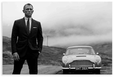 SORECI Schauspieler Daniel Craig Leinwand-Poster, Wandkunst, Dekordruck, Bild, Gemälde für Wohnzimmer, Schlafzimmer, Dekoration, ungerahmt, 20 x 30 cm