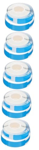 Lurrose 5 Rollos Etiqueta De Cable Etiquetas De Cables Eléctricos Etiquetas De Cordón Grabables Etiquetas De Número De Cable Pegatina De Alambre Impermeable Cambiar Papel Térmico D11