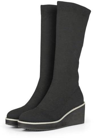 STIVALI ALTI TIPO CALZETTO CON ZEPPA PERINTON