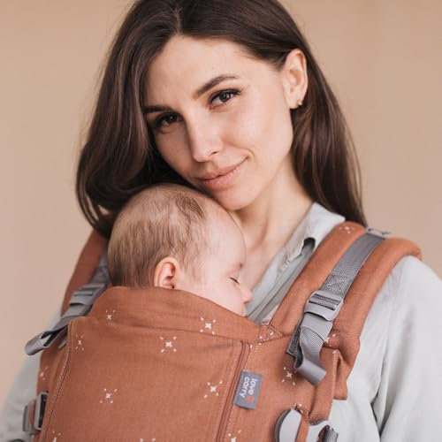 Love & Carry ONE Babytrage für Neugeborene (Caramel)