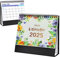 MisFun Calendario 2025, Calendario Sobremesa 2025, Planificador Semanal, Calendario Mesa Con Espacio para Anotar, Calendario 160 X 175 MM, Calendario Mensual de Sobremesa Lista de Tareas Pendientes(A)