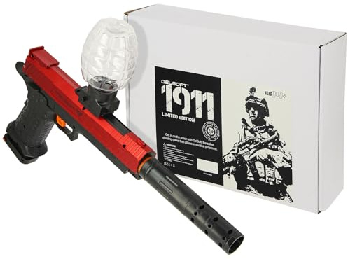 Limited Edition Gel Blaster Toy Gun Water Bullet Splatter, Fully Electric, Recoil Shooting Effect, Fun for Teens And Adults, High Speed, Long Range USB Rechargeable Battery + 10,000 rounds!