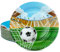 HNH Fútbol 18 cm Platos de papel desechables 50 piezas Vajilla para fiestas