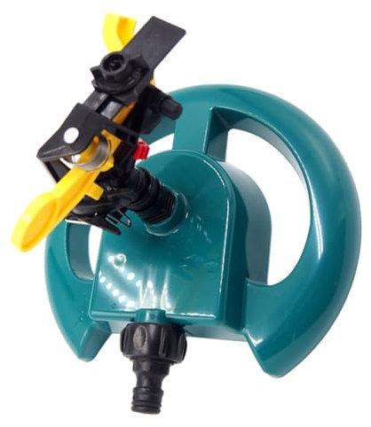 Toyvian Garden Watering Sprinkler Rotierender Sprinkler Für Gartenbewässerung Automatischer Bewässerungshelfer Mit Stabiler Basis Für Rasenpflege Und Pflanzenbewässerung