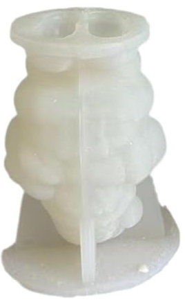 Rebellious Stampo in silicone a forma di Babbo Natale, stampo in resina epossidica, stampo per candele profumate fai da te, strumento per la fabbricazione di decorazioni natalizie