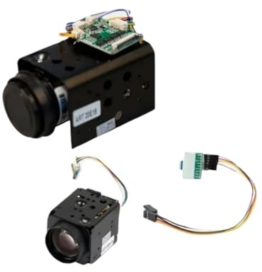 ZCDYGHU Für Foxeer 30x Zoom / 10x für 700TVL CMOS Kamera PWM Controll AHD/CVI/CVBS für RC Multirotor Flugzeug Fixed-Wing DIY(30X NTSC)