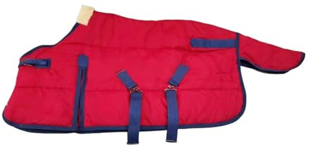 perfk Pferdedecke Horsewear Hochleistungs-warme, Winddichte, professionelle, atmungsaktive Pferderegendecke für den Winter, 110cm