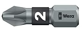 WERA-WERK HERMANN WERNER GMBH & CO.KG 56722 Bit PZD Gr.2 L.25mmBiTor 855/1BTZ zähhart WERA Antrieb C6,3