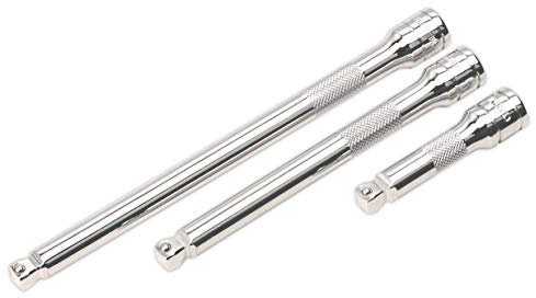 Sealey Ak763 Wobble/Rigid Extension Bar Set 3Pc 3/8Sq Drive