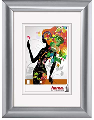 Hama Wandrahmen Malaga, Kunststoff, 20 x 30 cm, silber