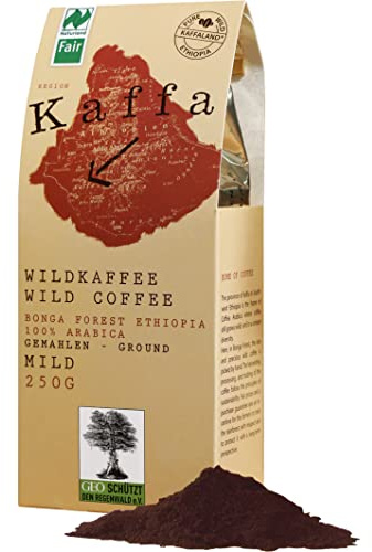 ORIGINAL FOOD Wildkaffee Kaffa, mild, gemahlen (250 g) - Bio