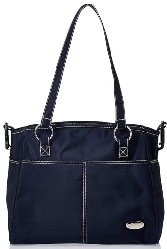 hauck City Bag, Navy Blue - Baby Wickeltasche mit Wickelunterlage, XXL Wickel Organizer für Unterwegs mit Außen- und Innentaschen für Windeln & Zubehör, Wasserabweisend & Leicht Abwischbar