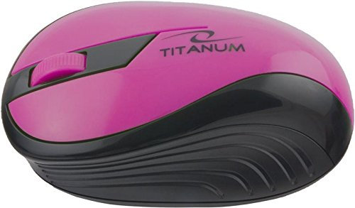 Souris sans Fil Esperanza Titanum Rainbow 3D TM114 (Noir/Rose)