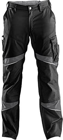KÜBLER ACTIVIQ Hose HIGH PSA 2 – Hose mit ergonomischer Linienführung und Knieschutztaschen aus Cordura® schwarz/anthrazit Gr. 106