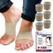 Arch Supports for Plantar Fasciitis Relief | Compression Sleeve Foot Brace For Heel Pain, Bone Spurs, Flat Feet, High Arches | Copper Infused Arch Support Bands for Women & Men Over Socks Fit Most