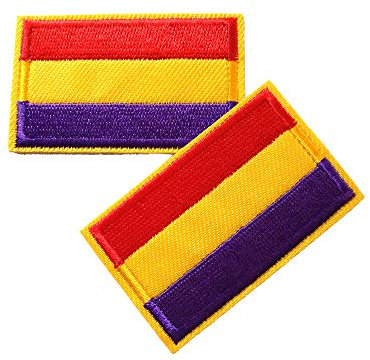 Parche Bordado Bandera República Española 5.7cm Para Planchar o Coser