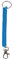 Supertool Porte-clés spirale extensible Bleu ciel
