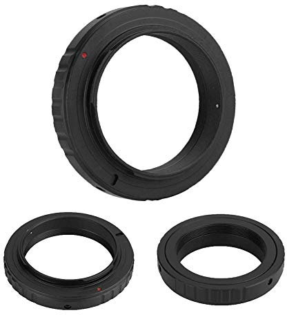 Bewinner Adaptateur de caméra, objectif de renversement de télescope T2-OM T2 pour anneau adaptateur 4/3 pour E-600 E-510 E-500 E-450 E-5, facile à utiliser et portable, facile à