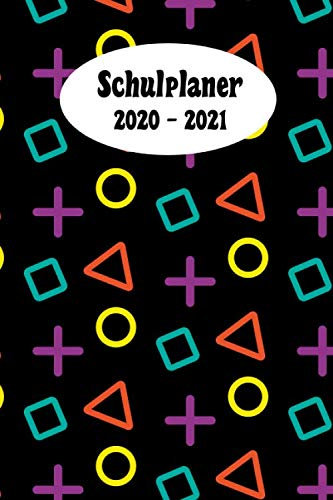 Schulplaner 2020 – 2021: Gaming Muster auf schwarz das hausaufgabenheft 2020 - 2021 für das neue schuljahr ; mit kalender, stundenplan für jedes ... meine ziele ; merkheft ; geschenkidee