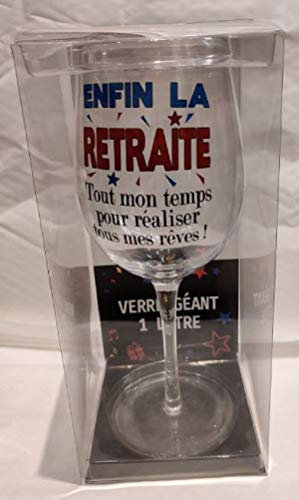 Bazooka Verre À Vin Géant Enfin la Retraite 1 Litre