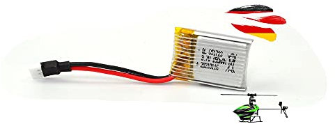 Original 150mAh 3.7V LiPo-Akku für u.a. RC Hubschrauber WL-Toys V955, Ersatzakku für RC Flugzeuge, Hubschrauber, Quadcopter Drohne u. v. a. RC Modelle