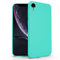 N NEWTOP Cover Compatibile per Apple iPhone XR, Custodia TPU Soft Gel Silicone Ultra Slim Sottile Flessibile Case Posteriore Protettiva (Turchese - No Logo)