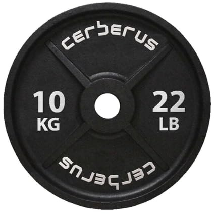 CERBERUS Strength Cast Iron Olympic Plates