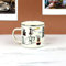 Gift Republic Coffee Enamel Mug, Outdoor Camping Coffee Cup, 500 ml Metal Cup, Unique Cafe Designs