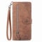NEXCURIO Handyhülle für Google Pixel 7 Pro 5G Hülle Klappbar mit Kartenfäch Ständer Klapphülle Schutzhülle Leder Wallet Flip Case Cover Tasche Handytasche Stoßfeste - Braun