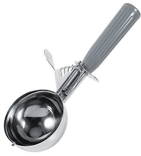 Eisportionierer Metall 6 Cm,Eisportionierer Edelstahl,Eislöffel Portionierer,Edelstahl-Obstschaufel,Praktischer Edelstahl Frucht Eisschaufel Eis Löffel Mit nststoffgriff Eisgeln,Reis,Melonengeln,K