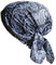 Cool4 Sommer Kopftuch Strand Bandana Meer Beanie Sonne Sonnenschutz Mütze Chemo Cap A04 (Anthrazit mit Paisley Floral Muster)