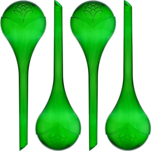 BROWIN® Bewässerungskugeln für Pflanzen | dosierte Bewässerung | Automatische Bewässerungssystem für Pflanzen | Tröpfchenbewässerungsbausätze (400 ml) (4, grün)