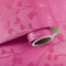 VaryPaper Peel and Stick Hot Pink Wallpaper Embossed Leaf Contact Paper 40cmx200cm Sticky Back Plastic Patterned Stick on Wallpaper for Girl Bedroom Living Room Cupboard Vinyl Wrap for Furniture