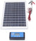 Kit de panneau solaire 50 W 18 V avec contrôleur de MPPT étanche Pince de batterie pour extérieur RV Bateau Remorque Camper