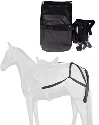 ZIMGOD Pferdemistbeutel Pony-Pferdekotbeutel, wasserdichte Pferdekot-Sammelbeutel, Langlebiger Pferdemist-Organizer für Rennbahn/Scheune/Karren/Anhänger(S)