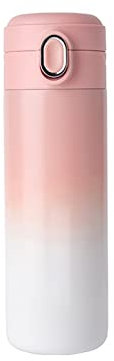 HGDXDP Insulated Cup Thermos Bottle Sport Flask 304 Stainless Steel 360ml Insulated Cup Travel Coffee Flask Water Bottles(Pink)
